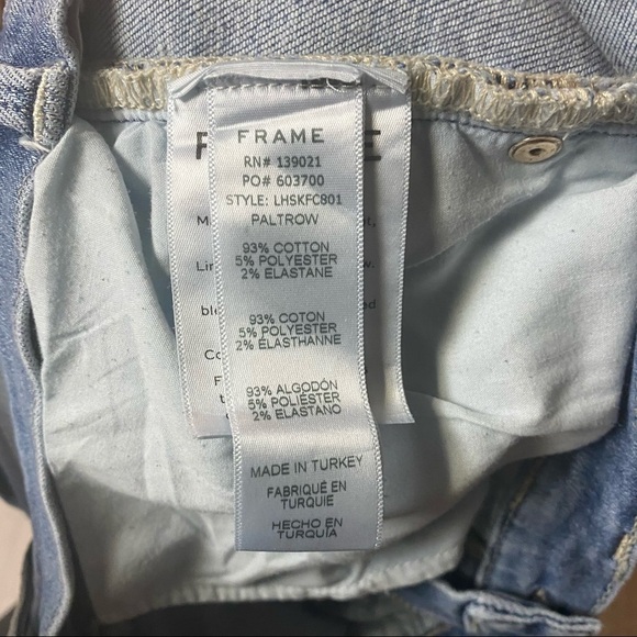 FRAME | Le High Skinny Front Chew Paltrow Jeans 27 - Picture 13 of 15